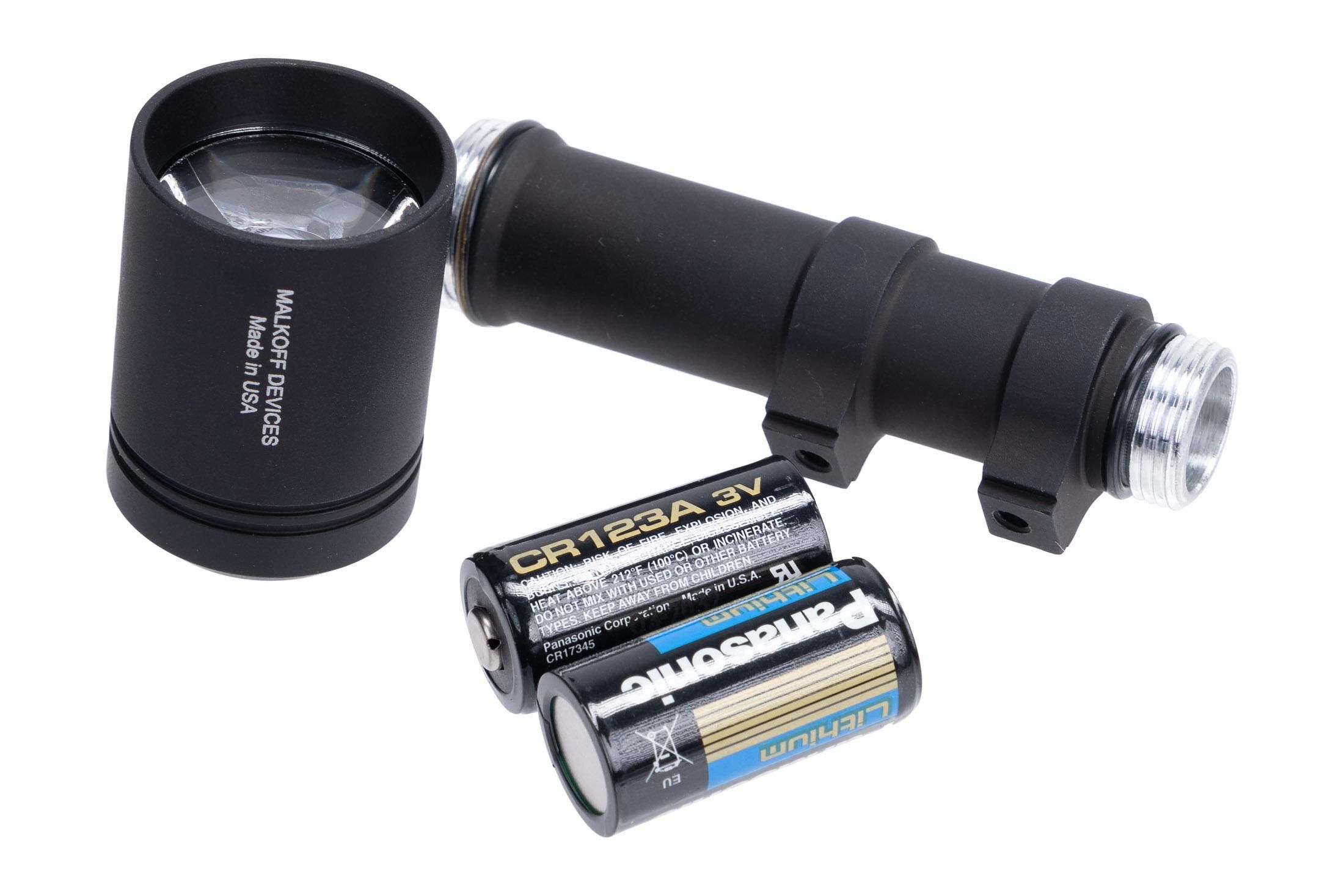 Arisaka Light Kit 600 Series Light Body with Malkoff E2XT - No Tailcap